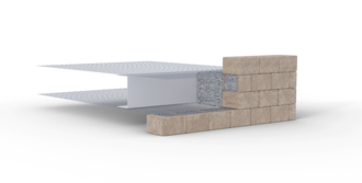 Costruzione efficiente di pareti con il sistema di blocchi Fortrac