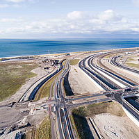 Viadotto Principessa Amalia a Maasvlakte Rotterdam - Soluzioni Huesker