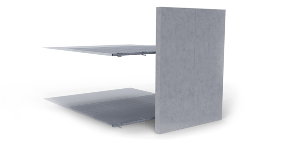 Montaggio rapido con il sistema di pannelli Fortrac Sistema di pannelli Fortrac per un montaggio rapido