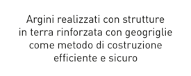 Scheda informativa sulle dighe in terra con geogriglia